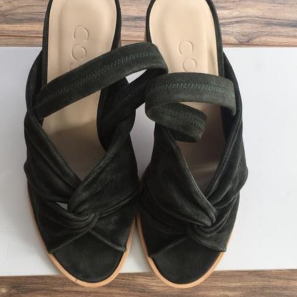 Cos Forest Green Slingback Sandal Heel - Picture 3 of 8